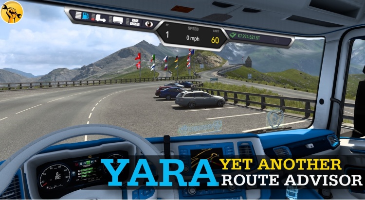 ETS2 - YARA - Bir Başka Rota Danışmanı (1.60) - modu