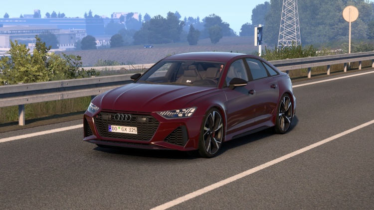 ETS2 - 2023 Audi RS6 C8 (1.60) kapak gorseli