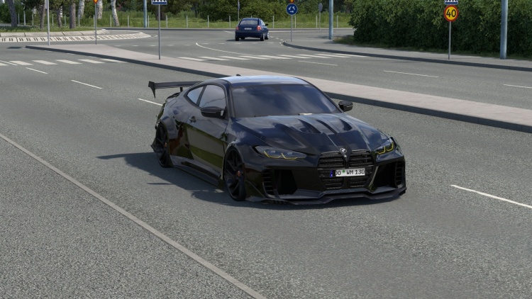ETS2 - 2023 BMW M4 Geniş Gövde (1.60)