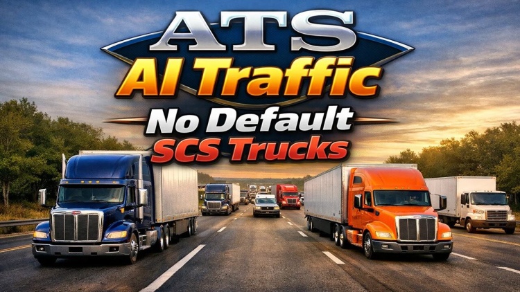 ATS - AI Trafiği: Varsayılan Olmayan SCS Kamyonları (1.60)
