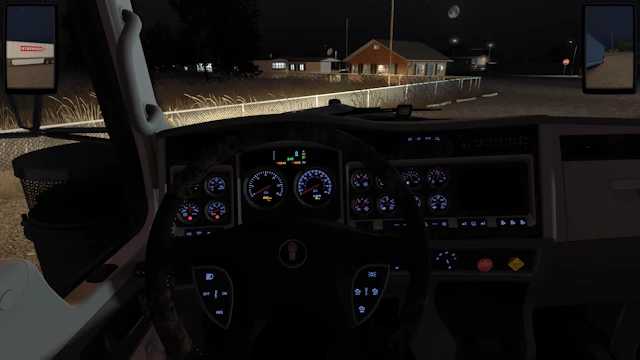 ATS - Kenworth W900 Mavi İç Mekan