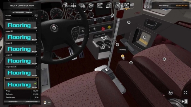 ATS - Kenworth W900 İç Mekan Eklentileri