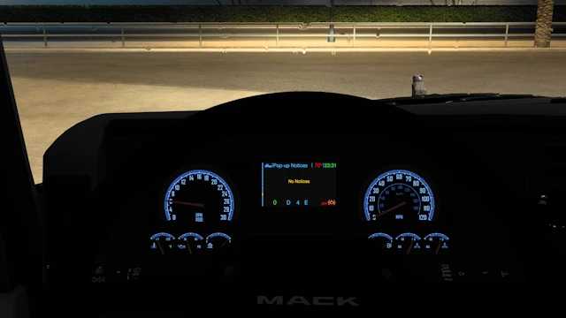 ATS - Mack Pinnacle Mavi İç Mekan