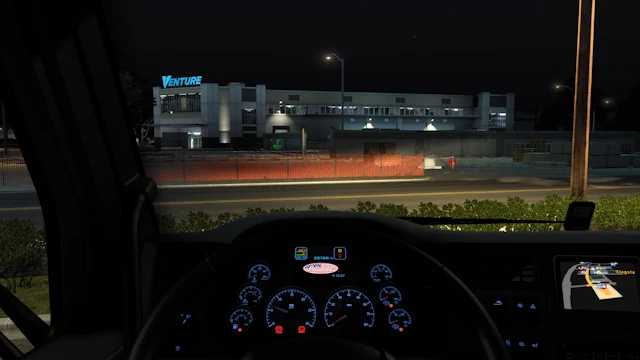 ATS - Peterbilt 579 Mavi İç Mekan