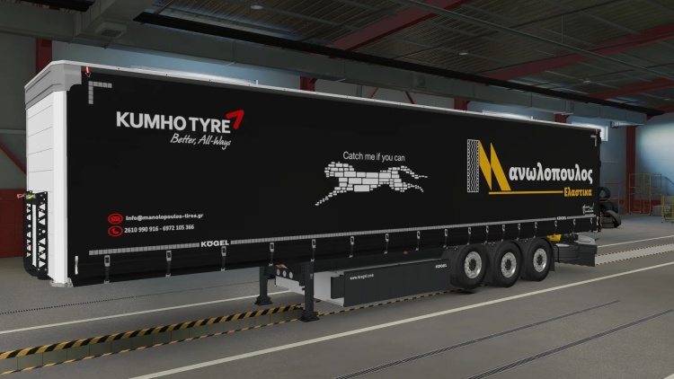 ETS2 - Dorse Kogel Dotec Skin Paketi (1.60)