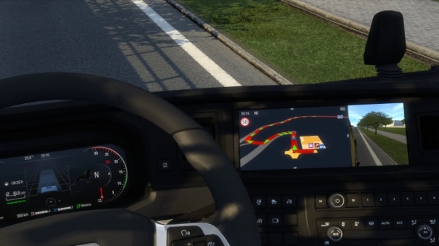 ETS2 - MAN TGX 2020 Bilgi-Eğlence Sistemi Modu