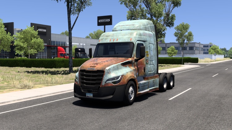 ATS - Freightliner Cascadia Rat-Look Görünüm Temasal Tasarımı (1.58)