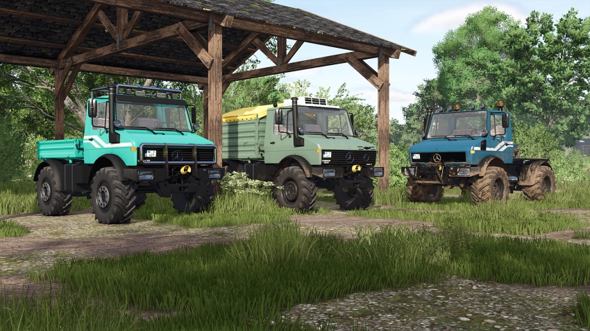 FS25 - Unimog U1200, U1400, U1600 (1.40) kapak gorseli