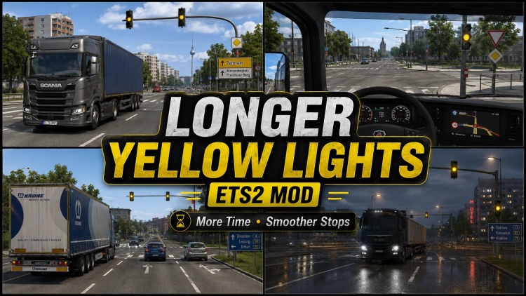 ETS2 - Daha Uzun Sarı Işıklar (1.60)