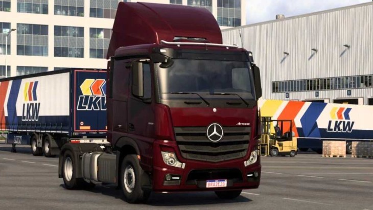 ETS2 - Mercedes-Benz Actros Euro 6 Kamyon (1.60) kapak gorseli