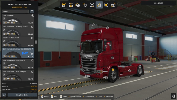 ETS2 - Michelin X Multiway 3D Lastikleri (1.60)
