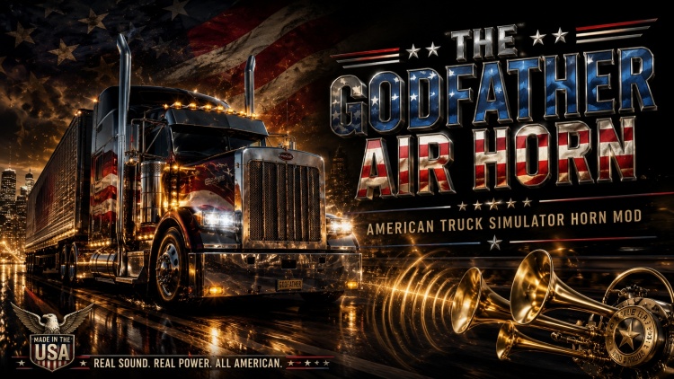 ATS - The Godfather Hava Kornası - Tüm Kamyonlar (1.58 - 1.60)