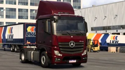 ETS2 - Mercedes-Benz Actros Euro 6 Kamyon (1.60) - modu