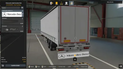 ETS2 - Mercedes-Benz Çamurluk Koruyucu SCS Kutusu (1.61) - modu