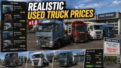 ETS2 - Gerçekçi İkinci El Kamyon Fiyatları (1.60) - modu