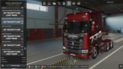 ETS2 - Scania Yeni Nesil P-G-R-S Geliştirilmiş Farlar (1.60) - modu