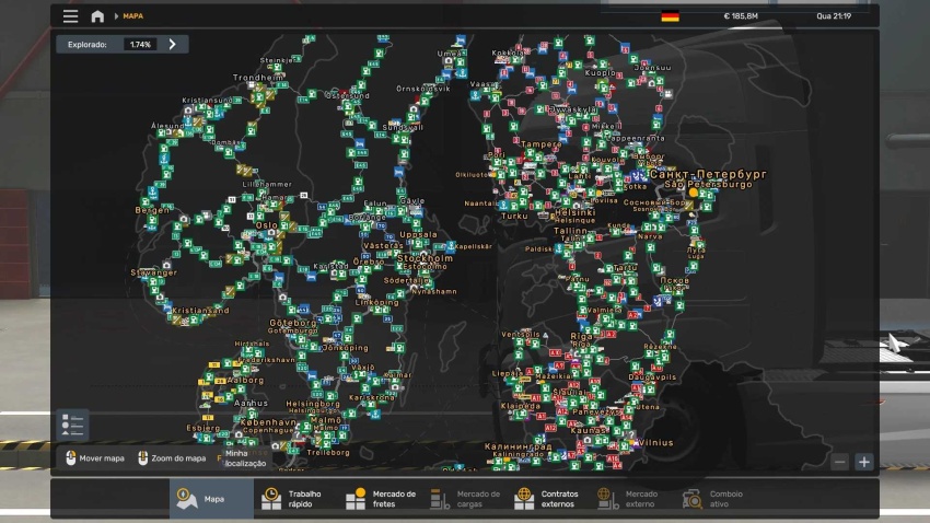 ETS2 - Ultra Zoom Haritası (1.61)