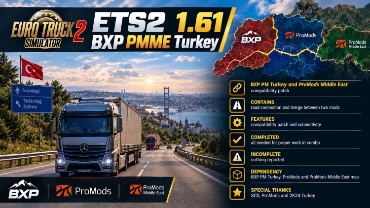 ETS2 - BXP PMME Türkiye (1.61)