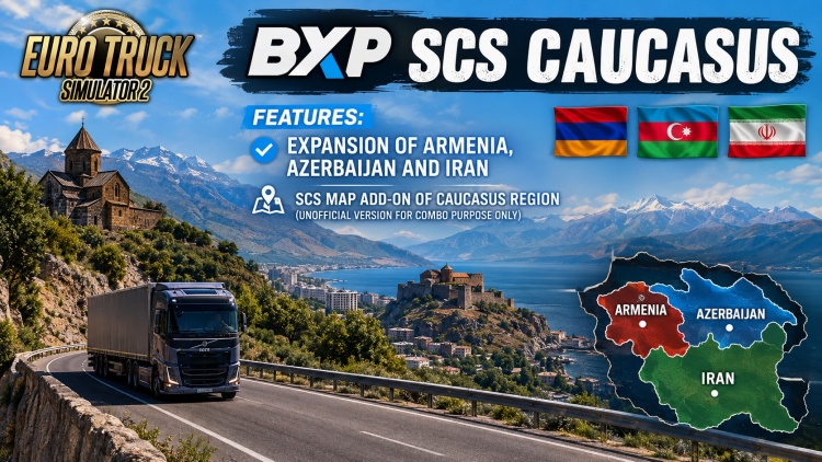 ETS2 - BXP SCS Kafkasya (1.61) - modu