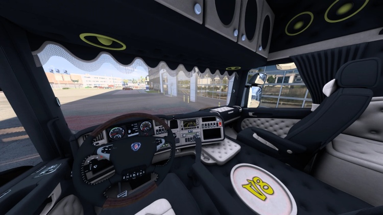 ETS2 - RJL V8 Power (1.60) tarafından tasarlanan Scania iç mekanı (1.60) - modu