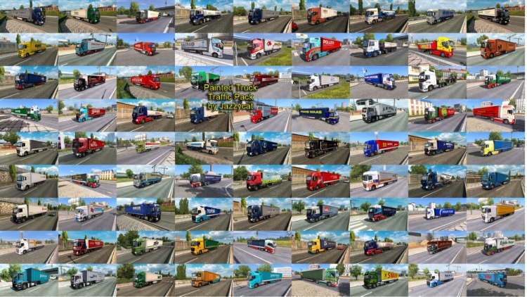 ETS2 - Boyalı Kamyon Trafik Paketi (1.61) - modu