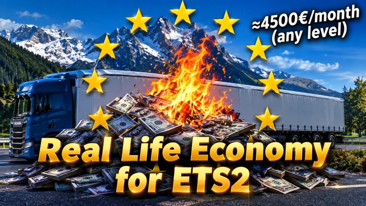 ETS2 - Gerçek Hayat Ekonomi Modu (1.61) - modu