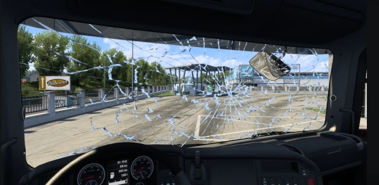 ETS2 - Gerçekçi Kırık Cam Modu (1.61) - modu
