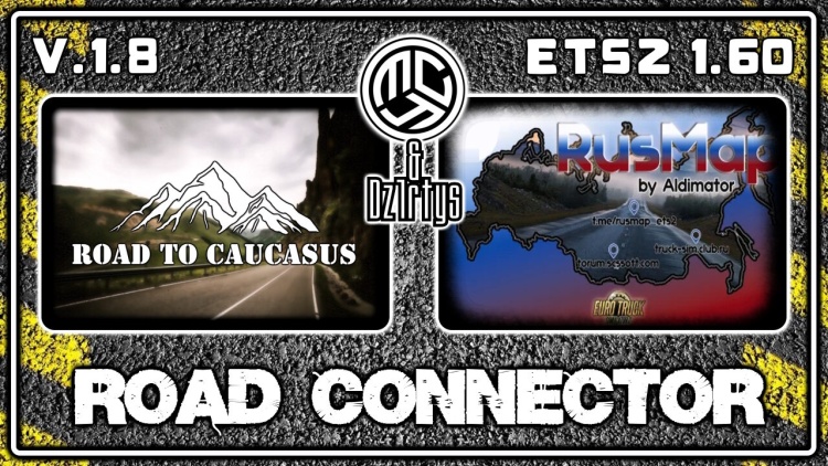 ETS2 - Kafkasya'ya Giden Yol + RusMap RC (1.61) - modu