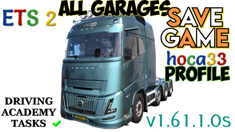 ETS2 - Oyun Kaydı Profili (1.61) - modu