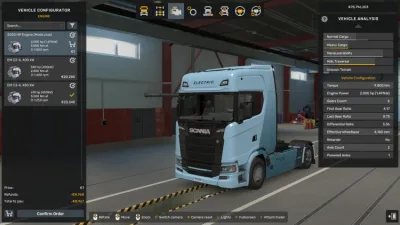 ETS2 - Tüm Kamyonlar 2000 HP Motor (1.60 - 1.61) - modu