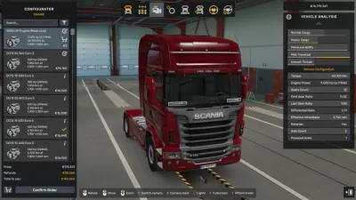 ETS2 - Tüm Kamyonlar 9000 HP Motor (1.60 - 1.61) - modu