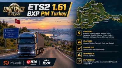 ETS2 - BXP PM Türkiye (1.61) - modu