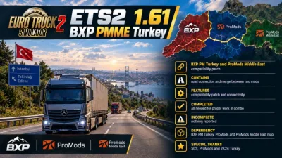 ETS2 - BXP PMME Türkiye (1.61) - modu