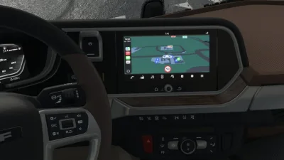 ETS2 - DAF 2021 için CarPlay (1.61) - modu