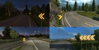 ETS2 - Tehlikeli Dönüş Işıkları (1.61) - modu