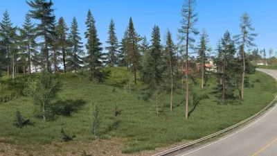 ETS2 - Grass Addons Düşük Doygunluk (1.61) - modu