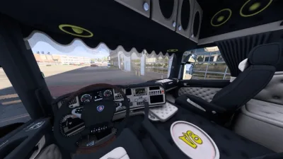 ETS2 - RJL V8 Power (1.60) tarafından tasarlanan Scania iç mekanı (1.60) - modu