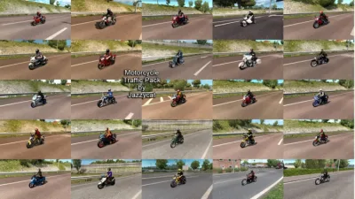 ETS2 - Motosiklet Trafik Paketi (1.61) - modu