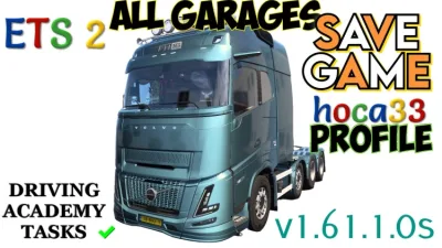 ETS2 - Oyun Kaydı Profili (1.61) - modu