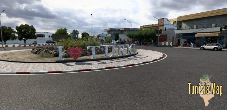 ETS2 - Tunus Haritası (1.61) - modu
