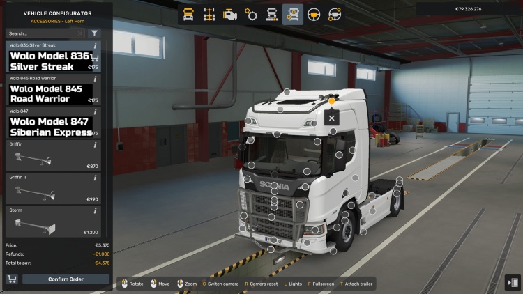 ETS2 - Wolo Hava Kornası Paketi (1.60) - modu