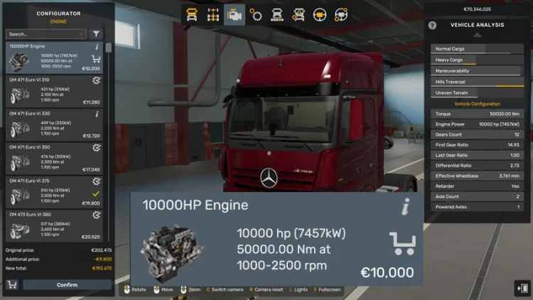 ETS2 - Tüm Kamyonlar İçin 10.000 HP Motor (1.61) kapak görseli ETS2 - Tüm Kamyonlar İçin 10.000 HP Motor (1.61)