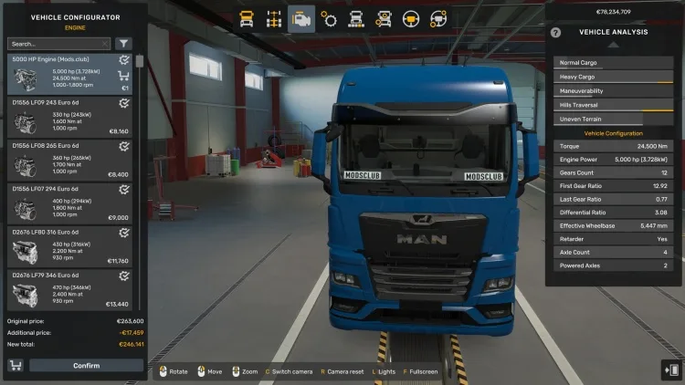ETS2 - Tüm Kamyonlar 5000 HP Motor (1.61 - 1.62) kapak görseli ETS2 - Tüm Kamyonlar 5000 HP Motor (1.61 - 1.62)