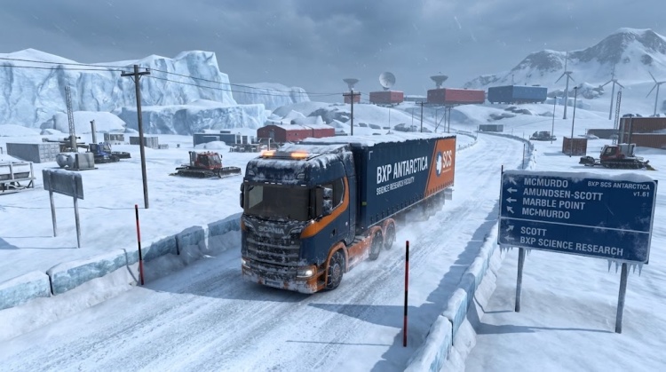 ETS2 - BXP SCS Antarktika (1.61) - modu