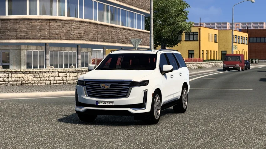 ETS2 - Cadillac Escalade 2021 (1.62) kapak görseli ETS2 - Cadillac Escalade 2021 (1.62)