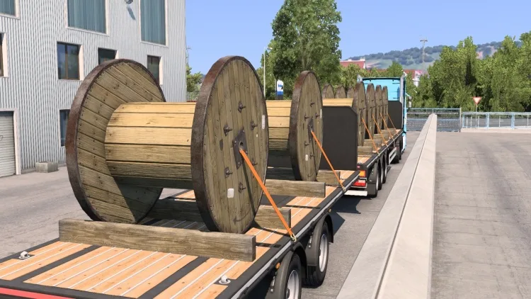 ETS2 - Konteyner Pimli Düz Yatak Düzeltmesi (1.61)