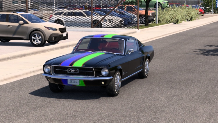 ATS - 1967 Ford Mustang - Klasik Çift Şeritli (1.61) kapak gorseli