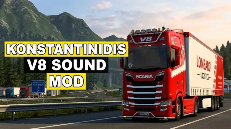 ETS2 - Konstantinidis V8 Ses Modu (1.61) kapak görseli ETS2 - Konstantinidis V8 Ses Modu (1.61)
