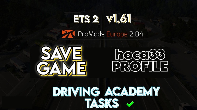 ETS2 - ProMods Europe Tam Oyun Kaydı (1.61) - modu