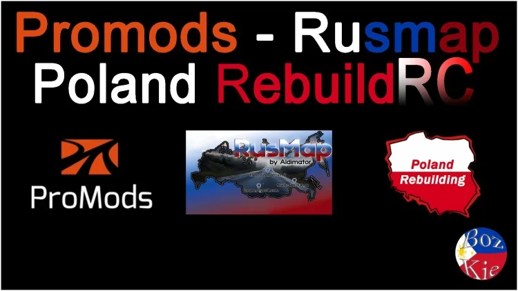 ETS2 - Promods Nordic Horizons - Rusmap - Poland Rebuild RC (1.61)